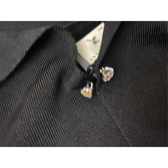 Ann Taylor NWT Black Knit Crop Jacket Blazer, Size Medium, MSRP $68 - Picture 9 of 10